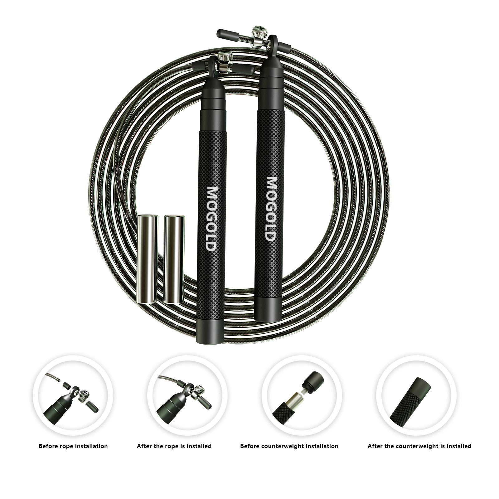 Crossfit Weighted jump rope gy - Crossfit Workout With Equipment 评论和价格