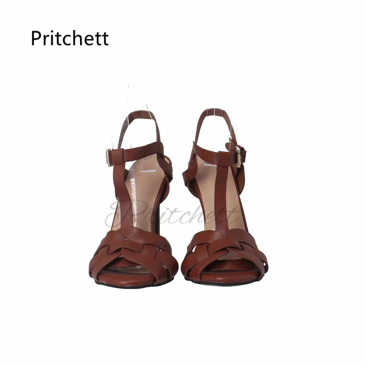 Brown Cross Weave High Heels S - Crossfit Ladies 评论和价格