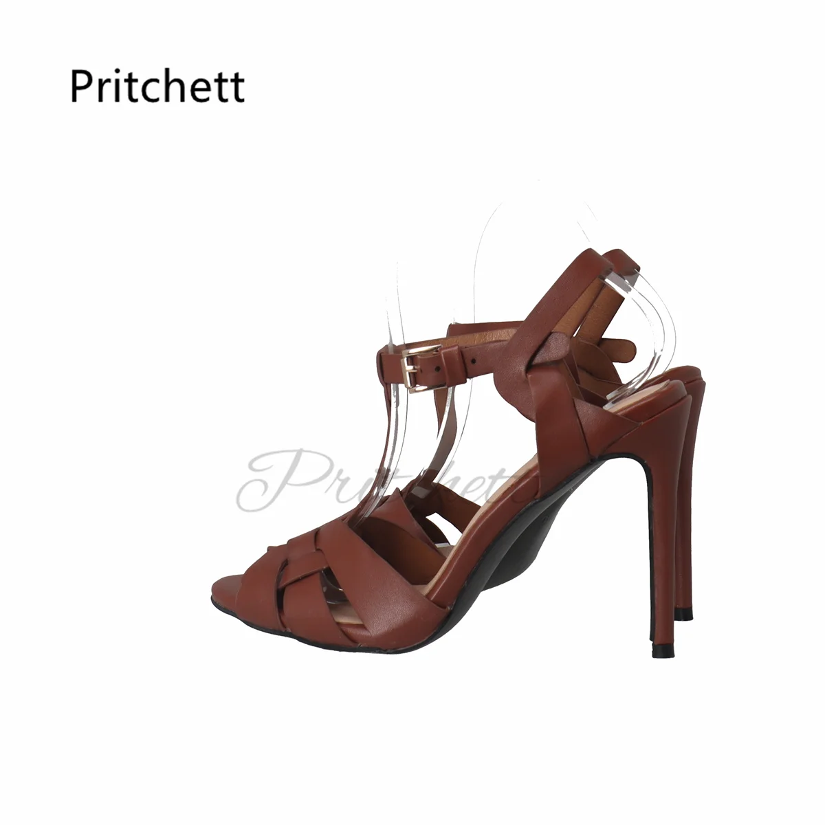 Brown Cross Weave High Heels S - Crossfit Ladies 评论和价格