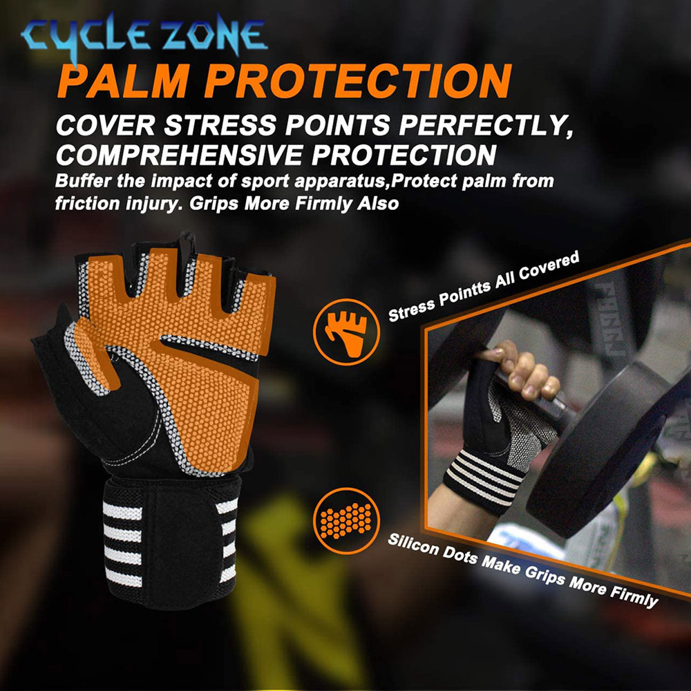 1 Pair Half Finger Gym Fitness - Crossfit Workout With Equipment 评论和价格