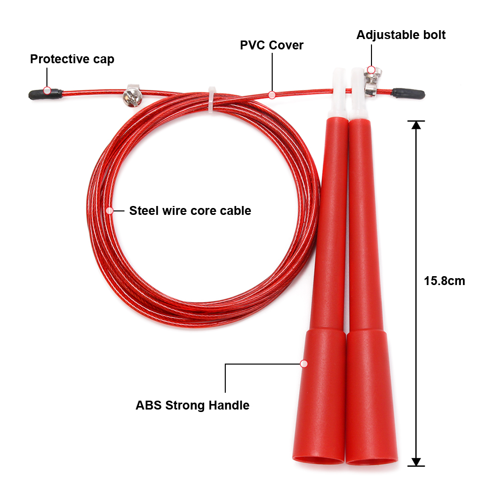 Plastic Speed Skipping Rope Cr - Crossfit No Equipment 评论和价格