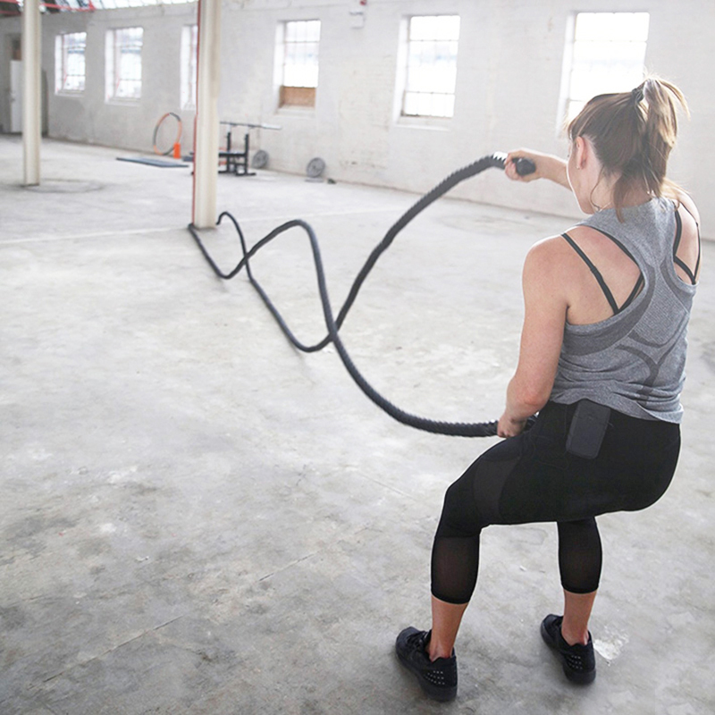 9M/12M/15M Fitness Battle Rope - Crossfit Workout With Equipment 评论和价格